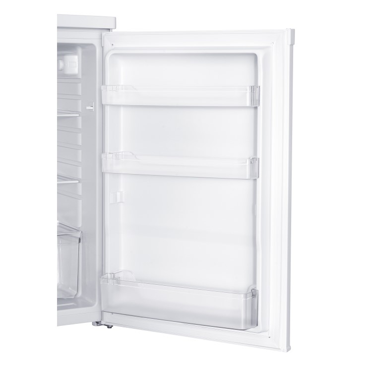 electriQ 127 Litre Freestanding Under Counter Larder Fridge - White - Image 4