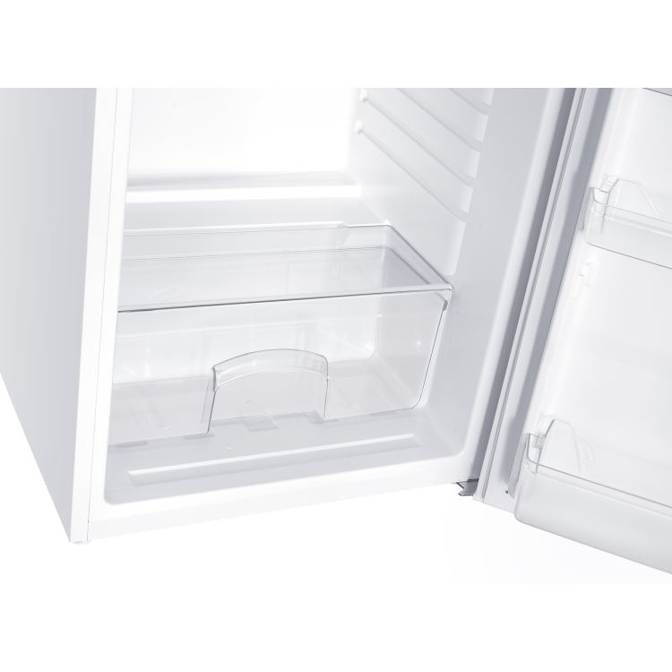 electriQ 127 Litre Freestanding Under Counter Larder Fridge - White - Image 5