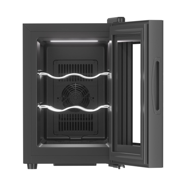 electriQ 6 Bottle Thermoelectric Wine Cooler - Compact Countertop Mini Wine Fridge - Image 9