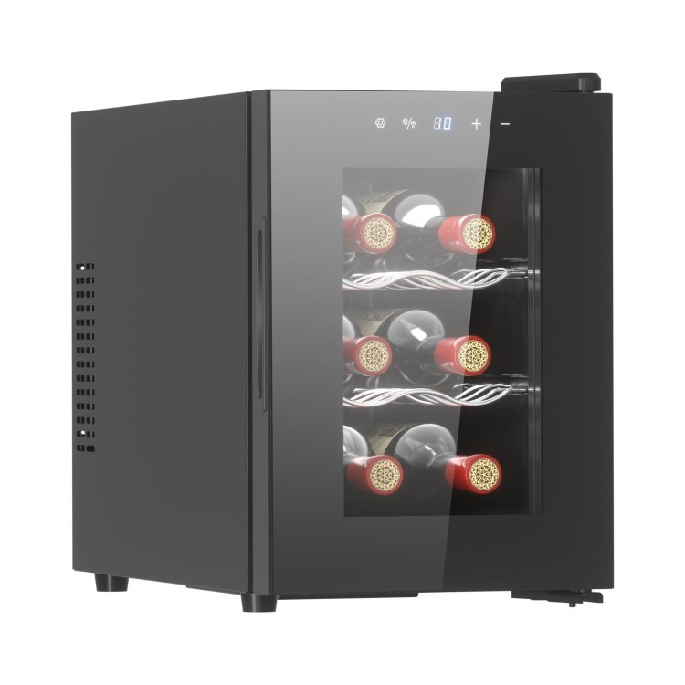 electriQ 6 Bottle Thermoelectric Wine Cooler - Compact Countertop Mini Wine Fridge - Image 7