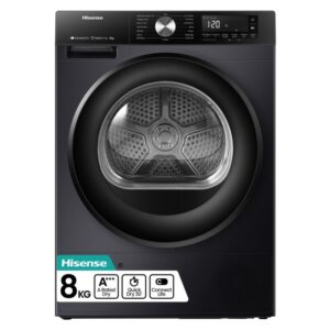 Hisense 3S Series 8kg Heat Pump Tumble Dryer - Black