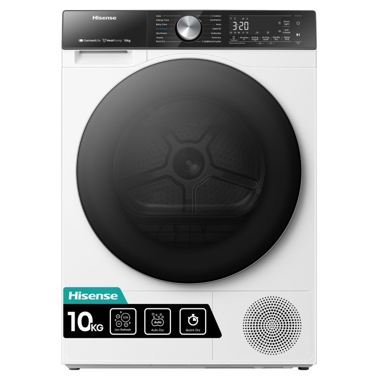 Hisense 5S Series 10kg Heat Pump Tumble Dryer - White