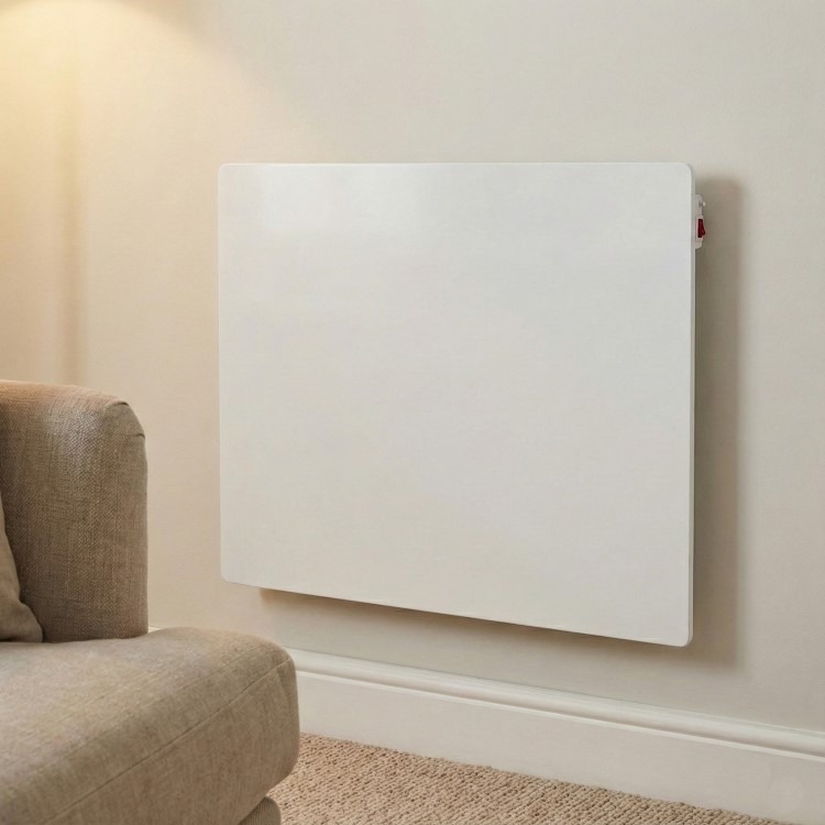 electriQ 550W Paintable Smart Infrared Heater Wall Mounted & Low Energy - 800 x 600mm