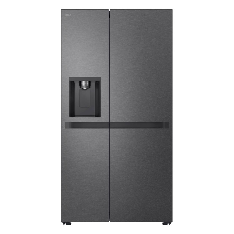 LG NatureFRESH 641 Litre Side-by-Side American Fridge Freezer - Black