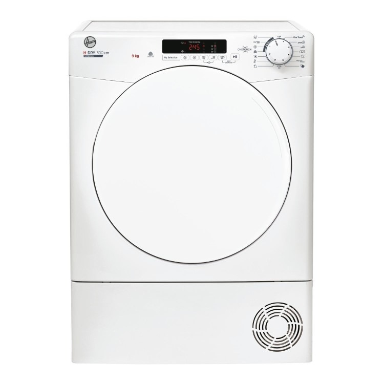 Hoover H-Dry 300 Lite 9kg Condenser Tumble Dryer - Sensor Dry - White