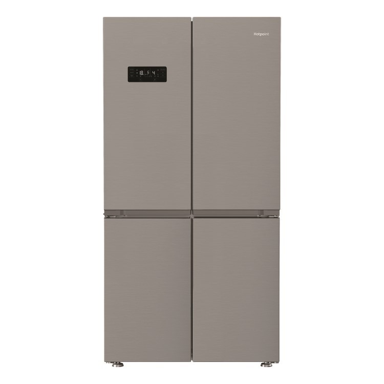 Hotpoint 572 Litre Four Door American Fridge Freezer - Inox