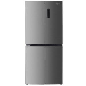 Indesit Push&Go 421 Litre Four Door American Fridge Freezer - Grey