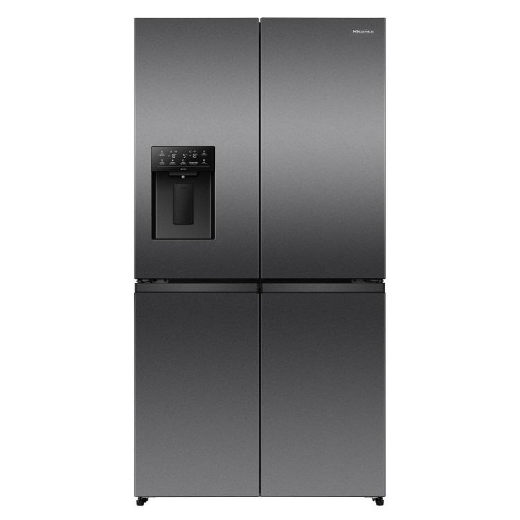 Hisense PureFlex 640 Litre Four Door American Fridge Freezer - Silver