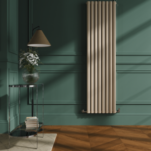 Sorrento Cleopatra Vertical Oval Designer Radiator 1800x472mm Double Panel 4983 BTU