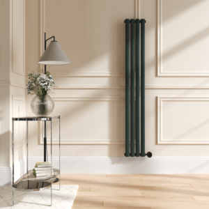 Evergreen Vertical Smart Electric Radiator with Wi-Fi Thermostat - 1000W - H1600xW236 - Bathroom Safe