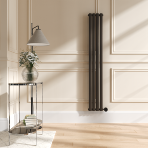 Russet Vertical Smart Electric Radiator with Wi-Fi Thermostat - 1000W - H1600xW236 - Bathroom Safe
