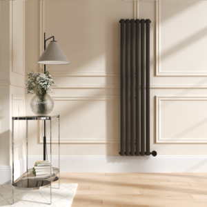 Russet Vertical Smart Electric Radiator with Wi-Fi Thermostat - 1000W - H1600xW354 - Bathroom Safe