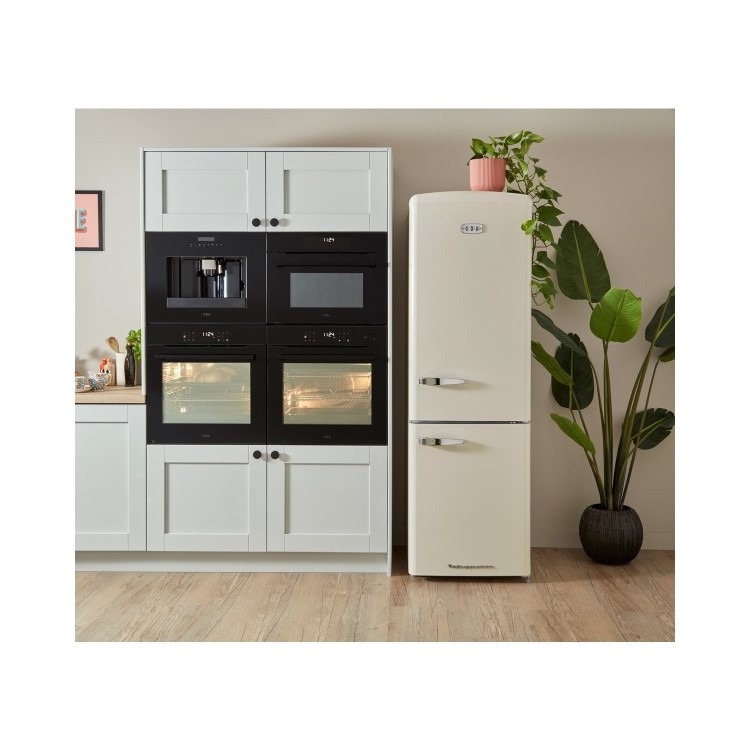 CDA 330 Litre 60/40 Retro Freestanding Fridge Freezer - Florence Barley - Image 2
