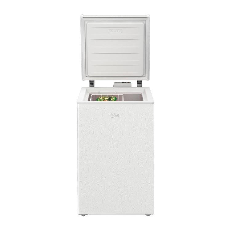Refurbished Beko CF4586W Freestanding 104 Litre Small Chest Freezer White - Image 2