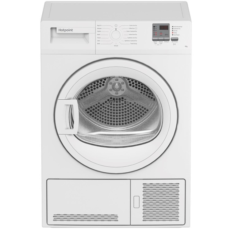Hotpoint 9kg Condenser Tumble Dryer - Sensor Dry - White - Image 2
