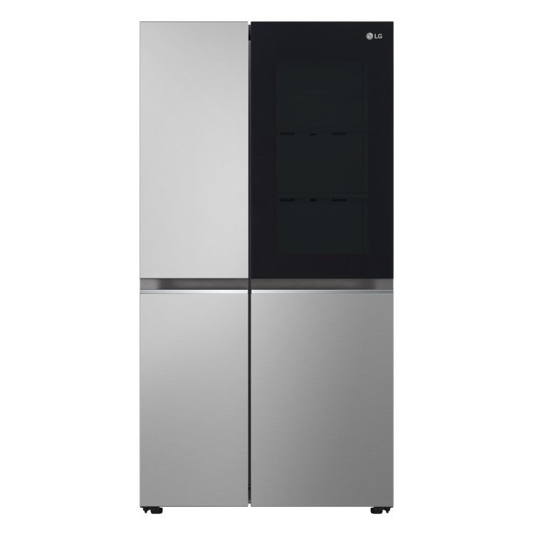 Refurbished LG InstaView GSVV80PYLL 655 Litre Frost Free American Fridge Freezer Prime Silver - Image 2