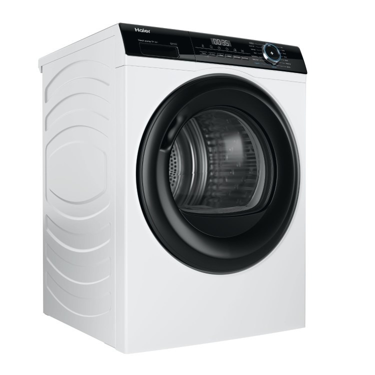 Haier 939 Series 3 9kg Heat Pump Tumble Dryer - A++ Rated, Reverse Action - White - Image 2