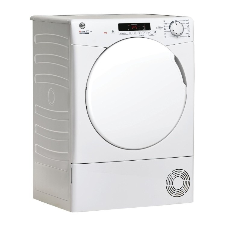 Hoover H-Dry 300 Lite 9kg Condenser Tumble Dryer - Sensor Dry - White - Image 2