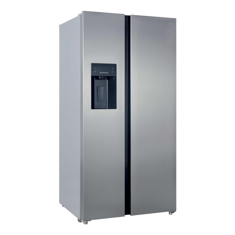 Hoover 556 Litre Side-by-Side American Fridge Freezer - Inox - Image 2