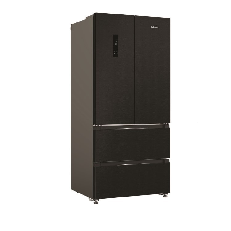 Hotpoint 510 Litre French Style American Fridge Freezer - Inox - Image 2