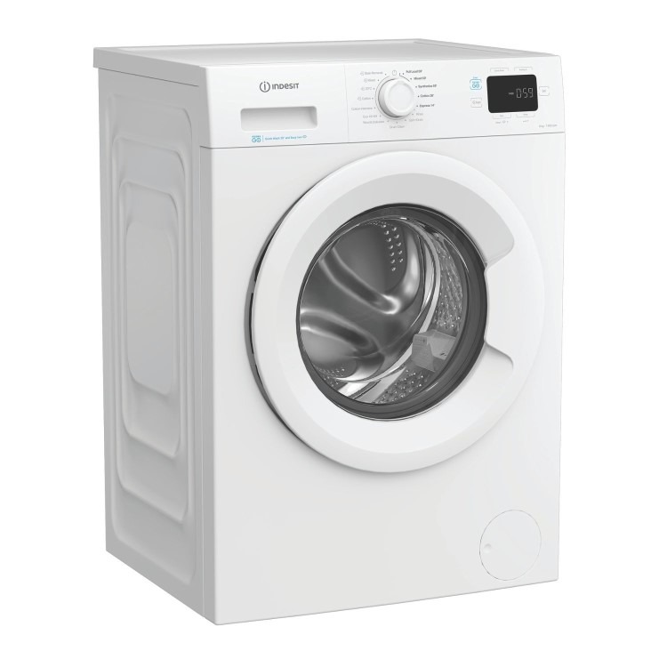Indesit Push&Go 8kg 1400rpm Washing Machine - White - A-Rated - Image 2
