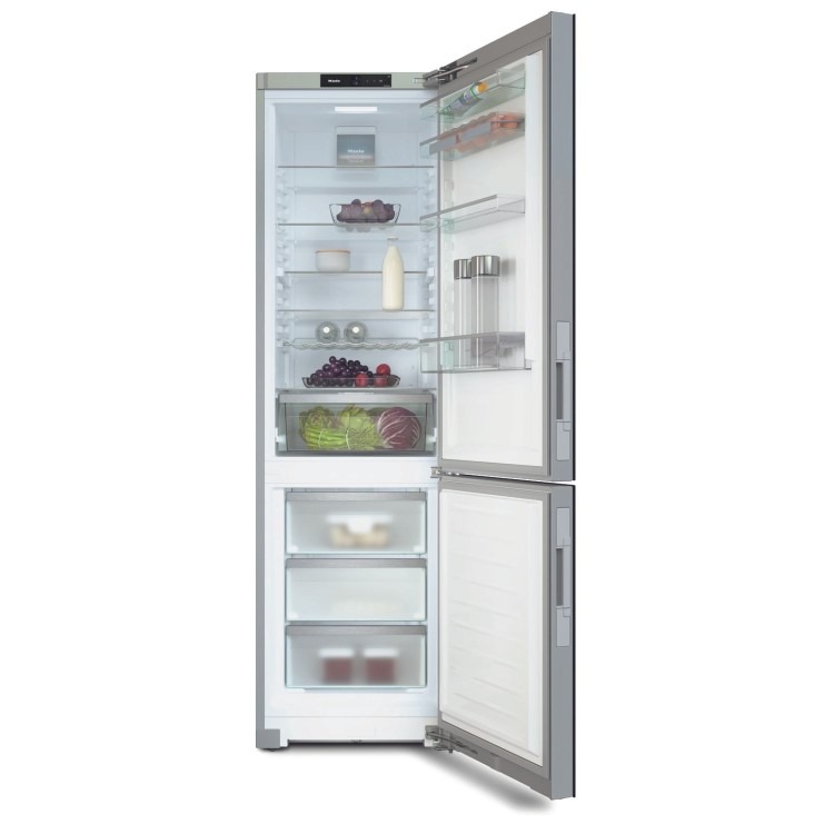 Miele K4000 369 Litre 60/40 Freestanding Fridge Freezer - Black - Image 4