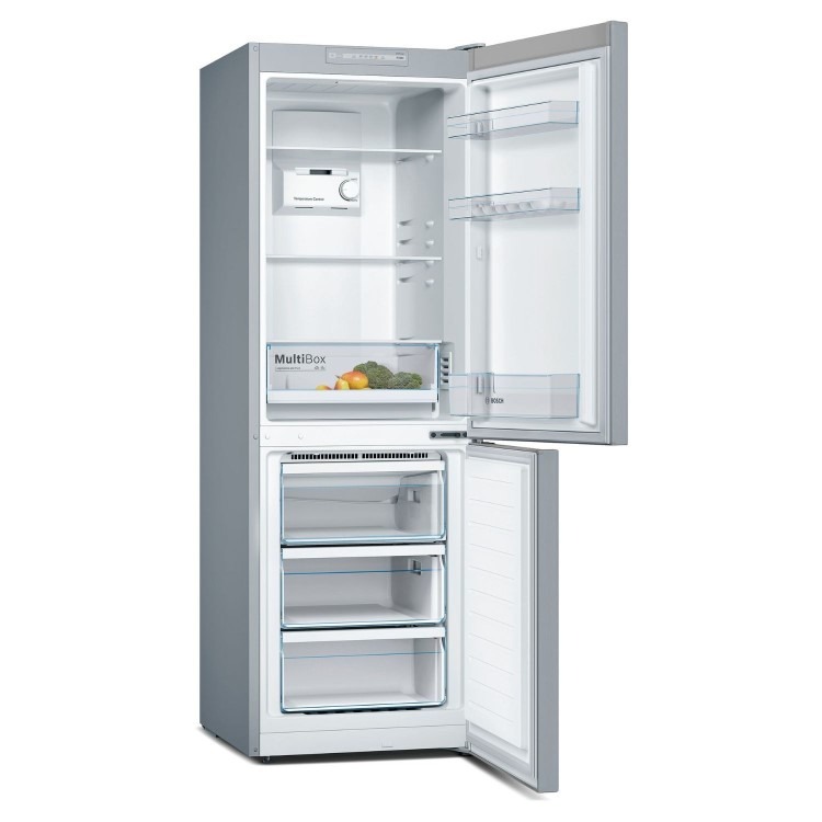 Bosch Series 2 282 Litre 60/40 Freestanding Fridge Freezer - Stainless Steel - Image 3