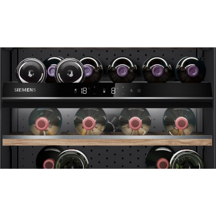 Siemens iQ500 44 Bottle Capacity Wine Cooler - Black - Image 2
