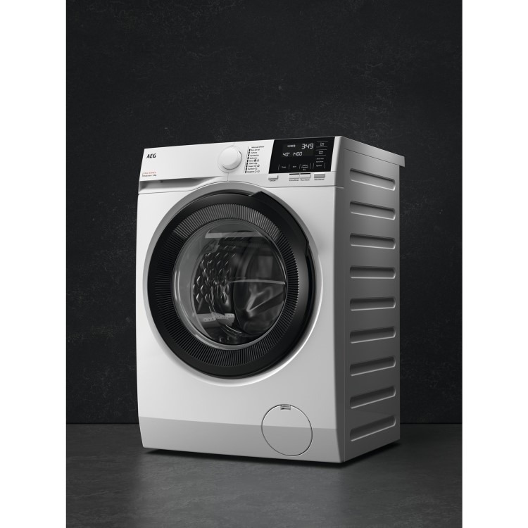 Refurbished AEG 7000 Series ProSteam LFR71844B 8KG 1400 Spin Washing Machine White - Image 2