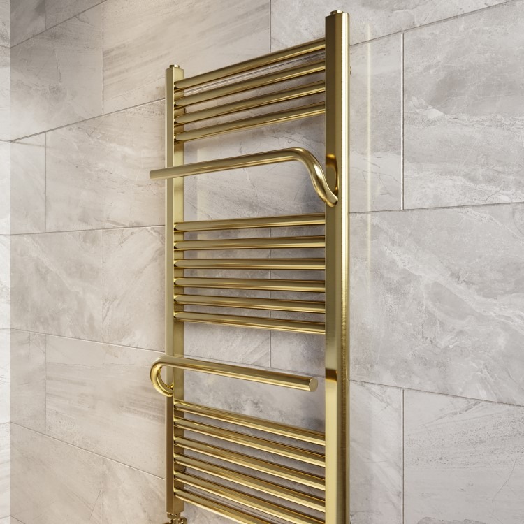 Brass Towel Radiator 1000 x 500mm - Nazco - Image 2