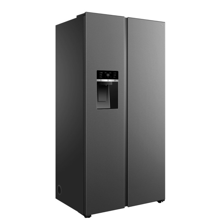 TCL 591 Litre Side by Side American Fridge Freezer - Stainless Steel - Image 2