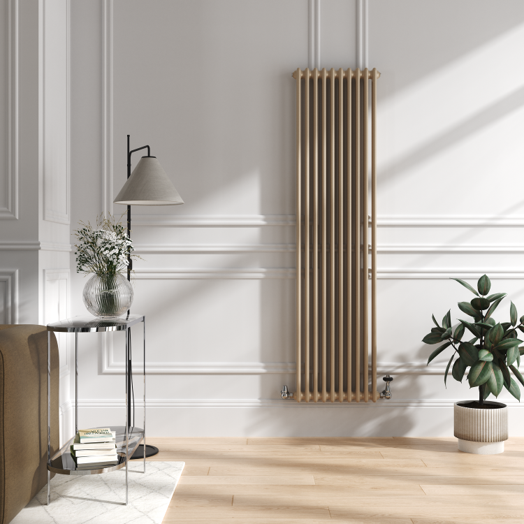 Reggio Cleopatra Vertical Double Column Traditional Radiator 1800x470mm 4399 BTU - Cast Iron Style - Image 2
