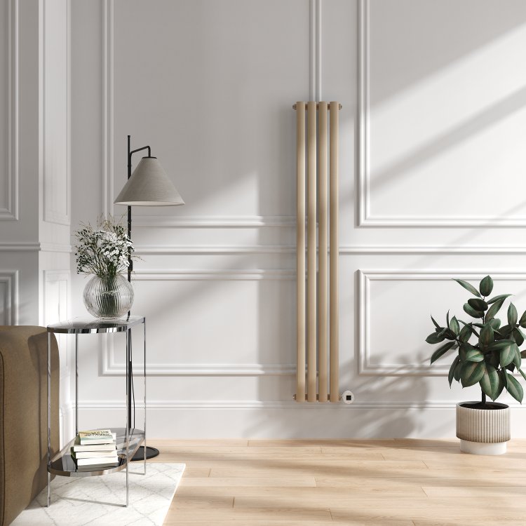Cleopatra Vertical Smart Electric Radiator with Wi-Fi Thermostat - 1000W - H1600xW236 - Bathroom Safe - Image 2