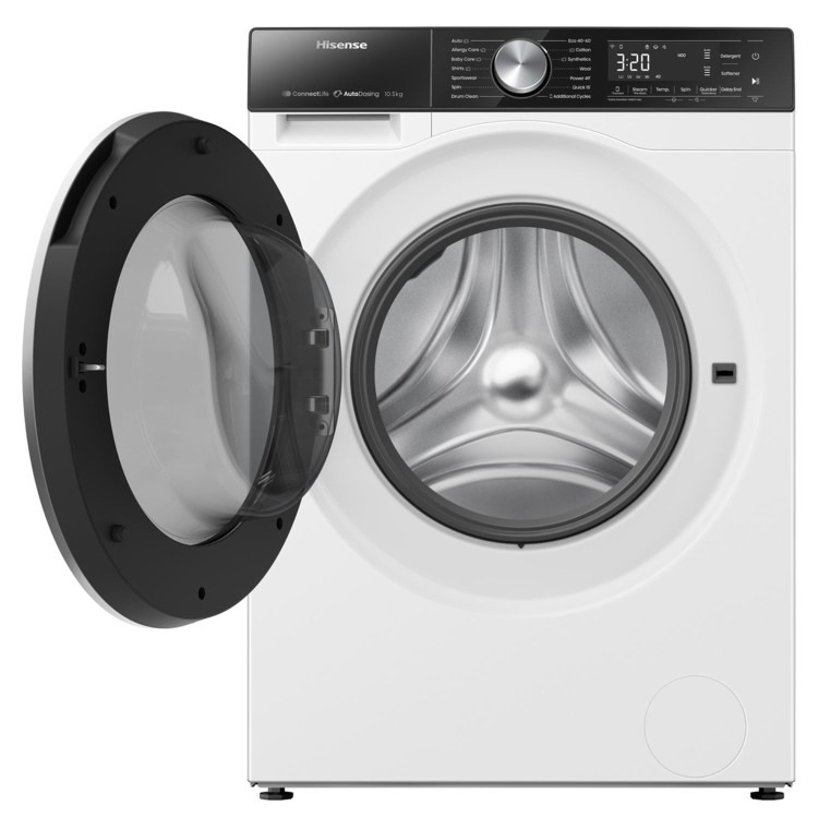 Hisense 5S Series 10kg 1400rpm Washing Machine - White - Image 2