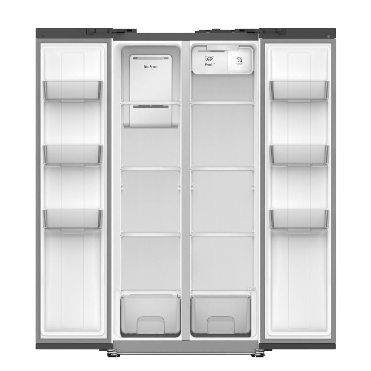 electriQ 430L Side by Side American Fridge Freezer - Image 2