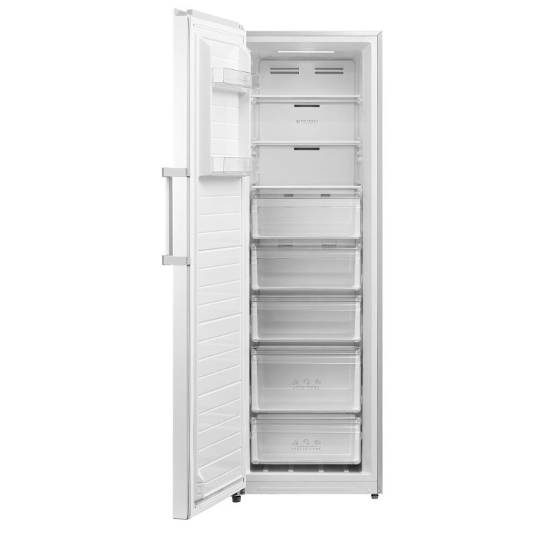 electriQ 272 Litre Frost Free Freestanding Upright Freezer - White - Image 5
