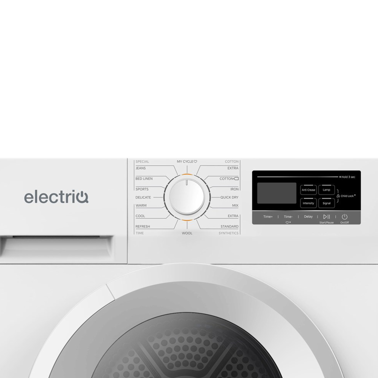 electriQ 7kg Heat Pump Tumble Dryer - White - Image 2