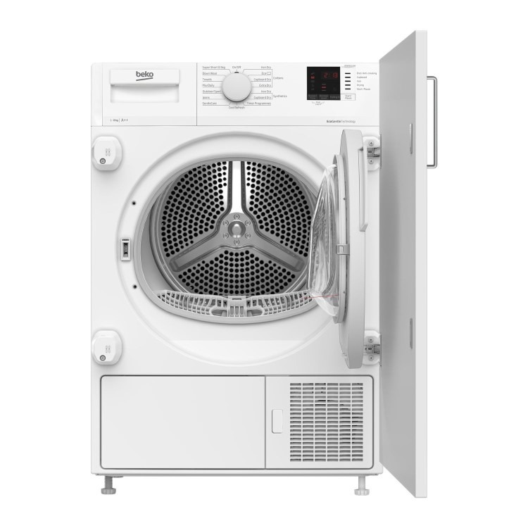 Beko 8kg Integrated Heat Pump Tumble Dryer - White - Image 4