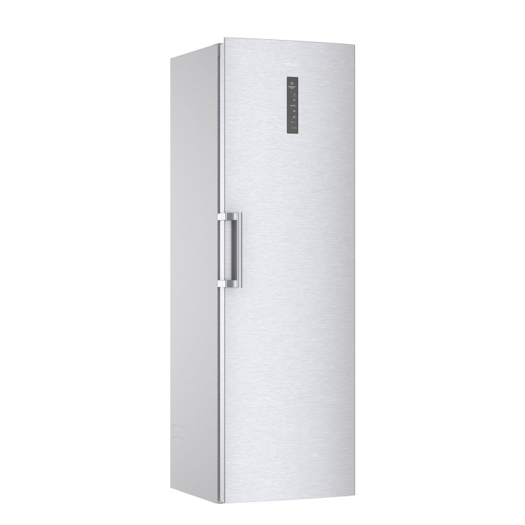 Refurbished Haier Instaswitch H3F330SEH1 Freestanding 330 Litre Upright Freezer Silver - Image 2