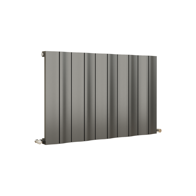 Eco Vivante Anthracite Horizontal Wave Designer Aluminium Radiator 600x945mm Single Panel 3055 BTU - Image 3