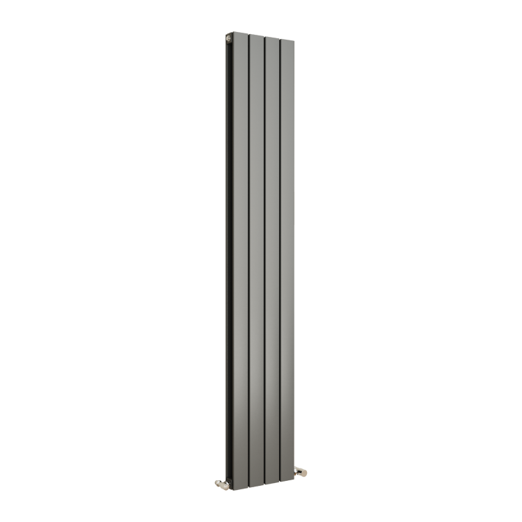 Eco Eleganza Anthracite Vertical Flat Designer Aluminium Radiator 1800x300mm Double Panel 2928 BTU - Image 4