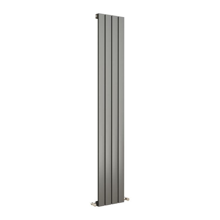 Eco Eleganza Anthracite Vertical Flat Designer Aluminium Radiator 1800x300mm Single Panel 2258 BTU - Image 3