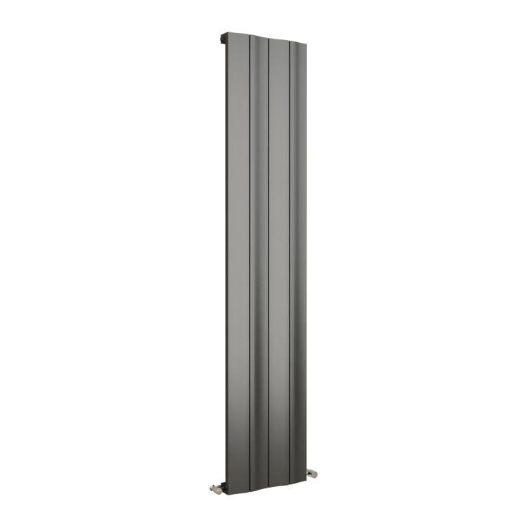 Eco Vivante Anthracite Vertical Wave Designer Aluminium Radiator 1800x374mm Single Panel 3005 BTU - Image 3