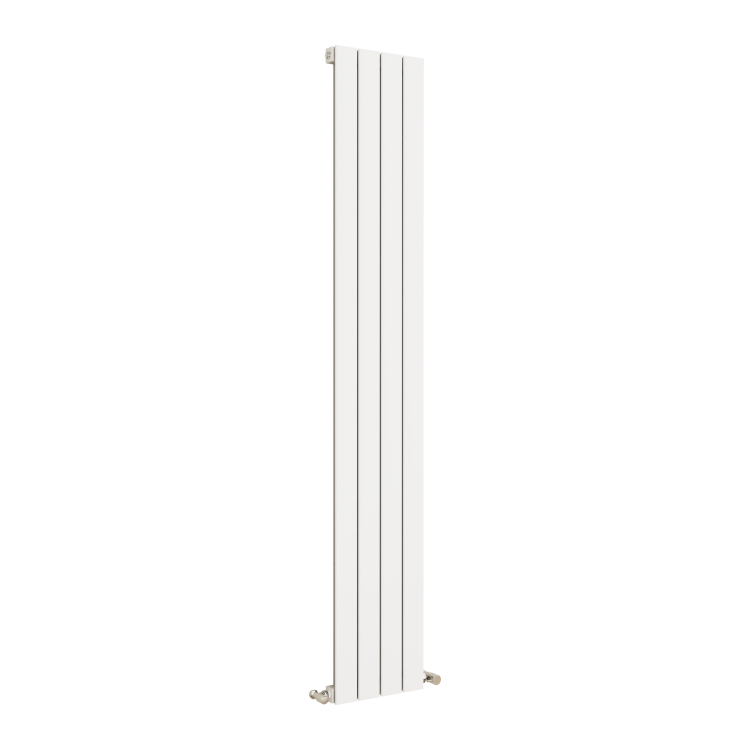 Eco Eleganza White Vertical Flat Designer Aluminium Radiator 1800x300mm Single Panel 2258 BTU - Image 4