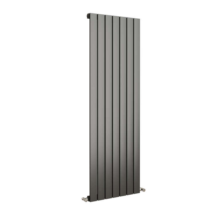 Eco Eleganza Anthracite Vertical Flat Designer Aluminium Radiator 1600x525mm Single Panel 3564 BTU - Image 6