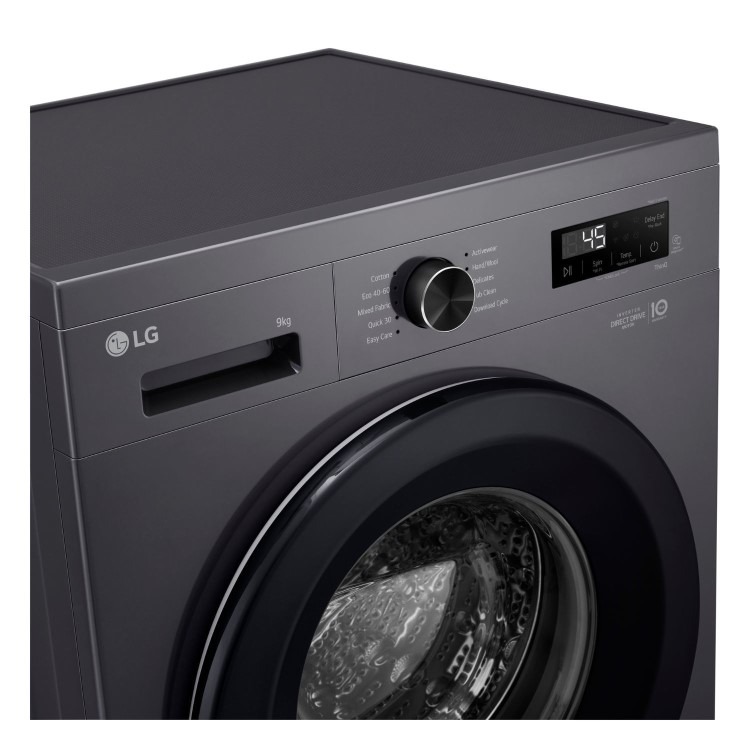 LG X10 Series 9kg 1400rpm Washing Machine - Graphite - Image 3