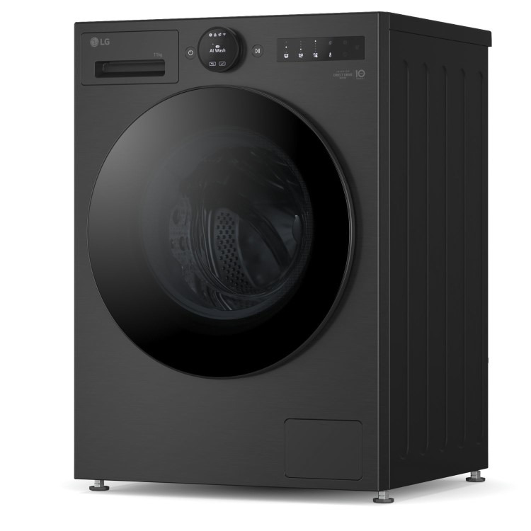 LG Series 7 AI Direct Drive 11kg 1400rpm Washing Machine - Black - Image 3