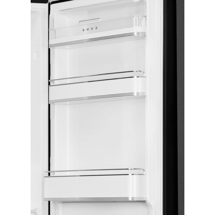 Smeg 331 Litre Fifties Style Right Hand Hinge 70/30 Fridge Freezer - Black - Image 3