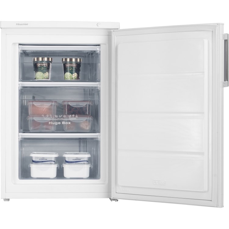Hisense 85 Litre Freestanding Undercounter Freezer - White - Image 4