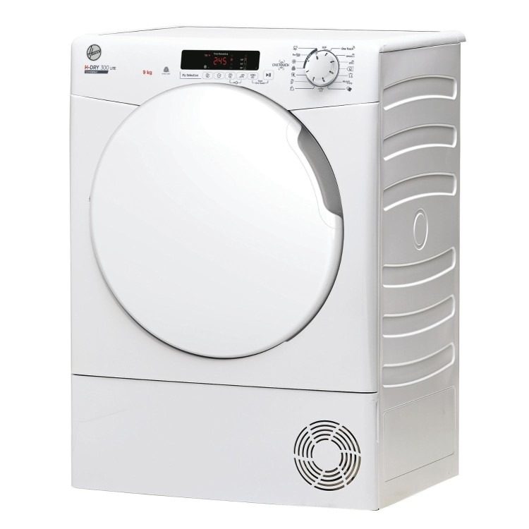 Hoover H-Dry 300 Lite 9kg Condenser Tumble Dryer - Sensor Dry - White - Image 3